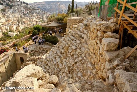 Jerusalem, City of David and Area G (BiblePlaces.com).